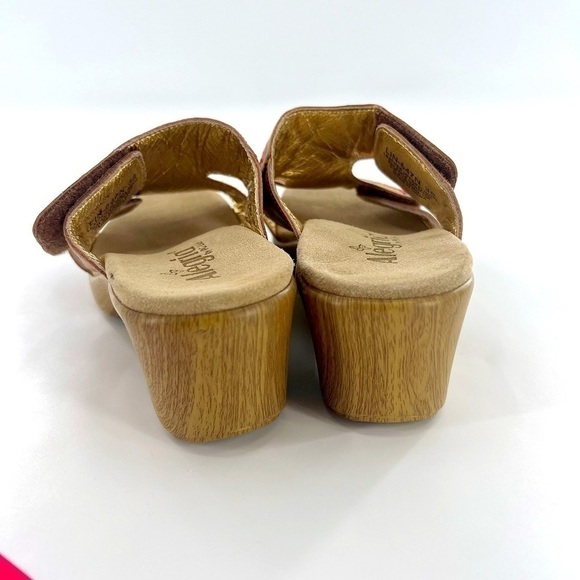 Alegria Women's Linn Sandal Cognac Multi Needles and Pins size 38 US7.5-8 - Picture 9 of 14